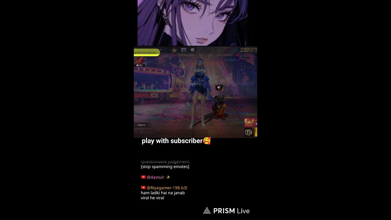 Play with Riya🥰 Do you want to play😍 #ff#gaming#virticallive#masti#giveaway#girlsgaming