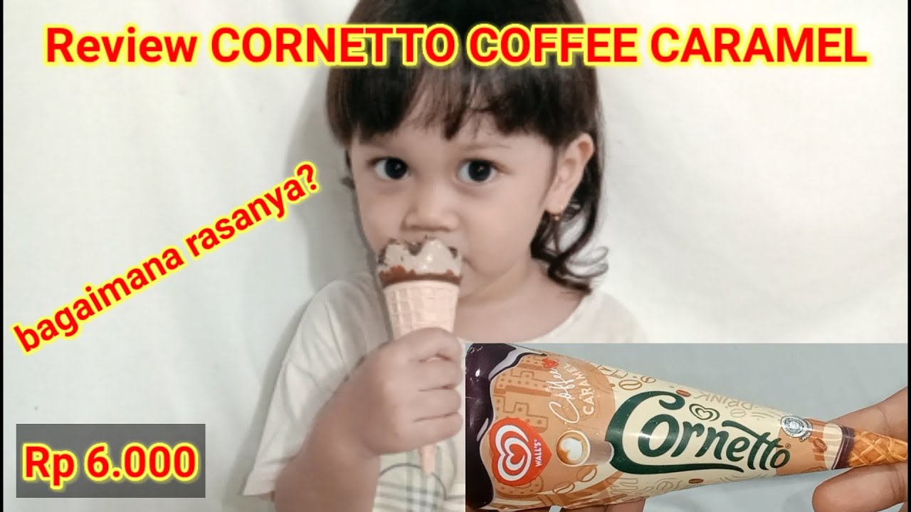 Review Es Krim Cornetto Rasa Coffee Caramel. Harganya Rp 6.000 Bagaimana rasanya?