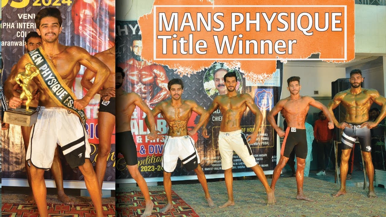MR Faisalabad Mens Physique Title Winner 2024 | Workout for beginner in gym |