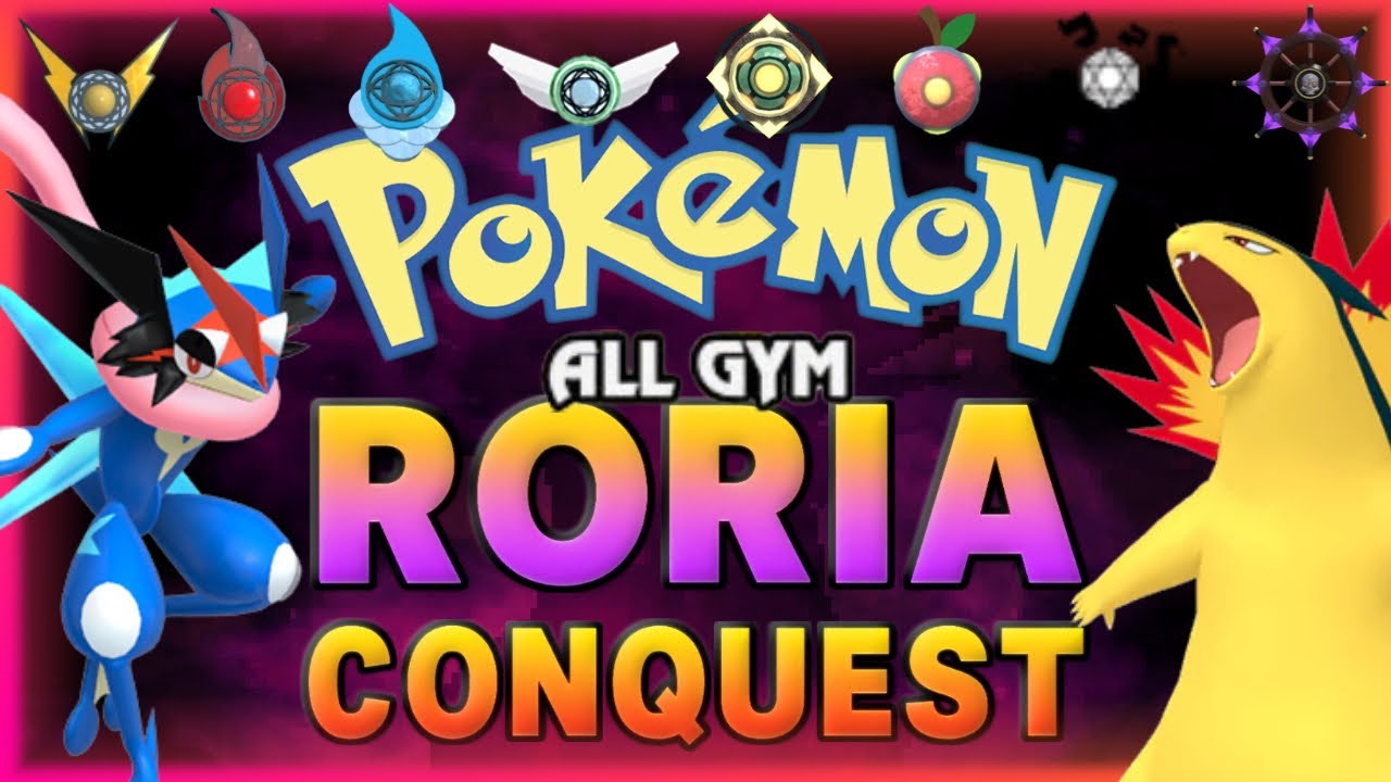 Roblox Roria Conquest - Pok&eacute;mon Brick Bronze - All Gyms