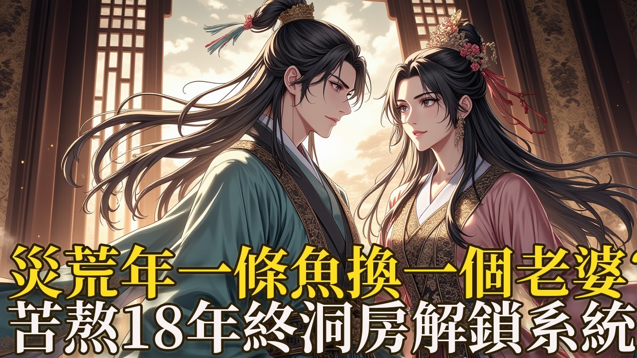 【全程爽感】爽到發麻！穿越苦熬 18 年終於洞房，解鎖逆天系統，災荒年一條魚換一個老婆，紅顏環繞還能瘋狂返還資源！