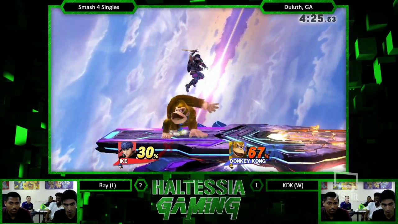 Gwinnett Brawl 44 Smash 4 Singles Grand Finals SCG | KDK (Donkey Kong) vs Ray (Ike)