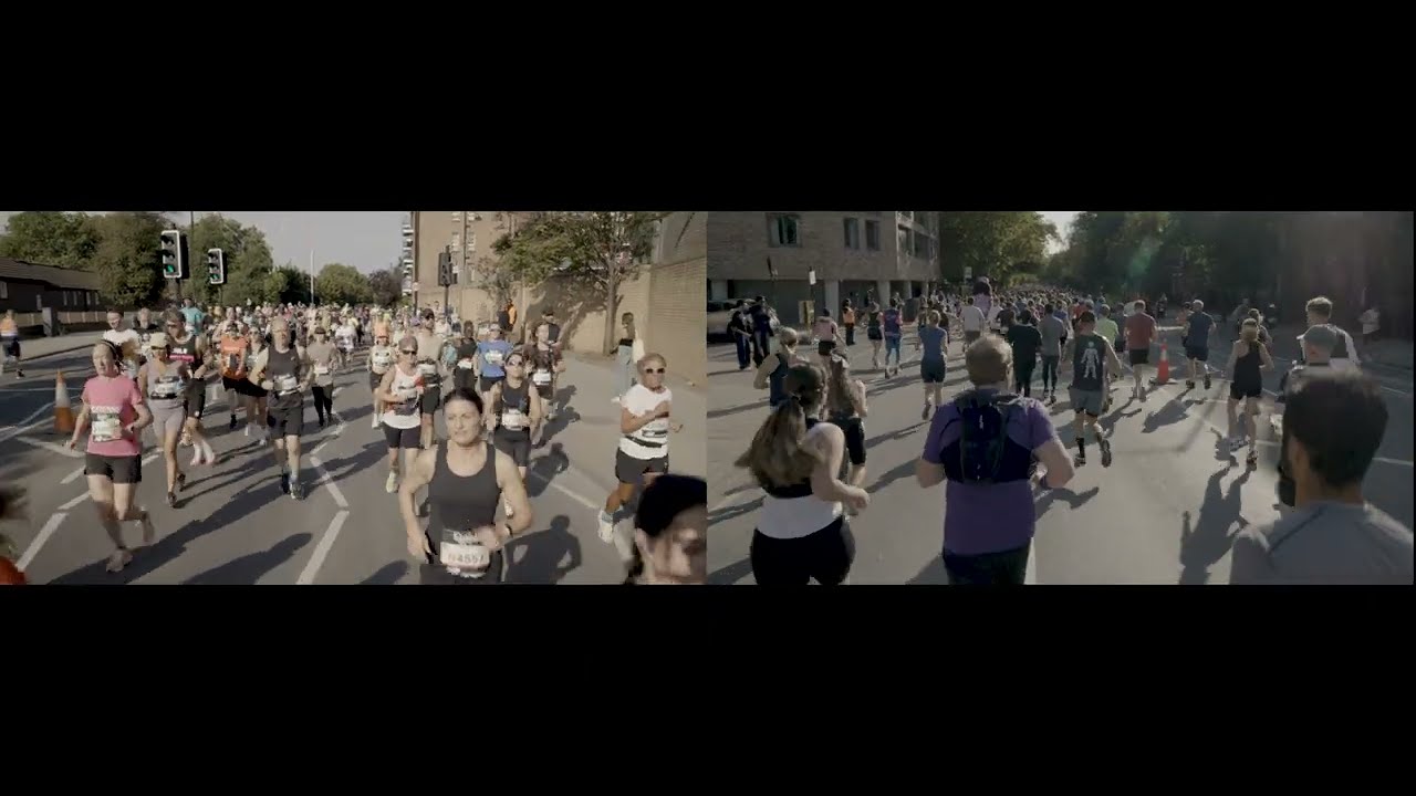 Big Half 2025 - Three clips of the race