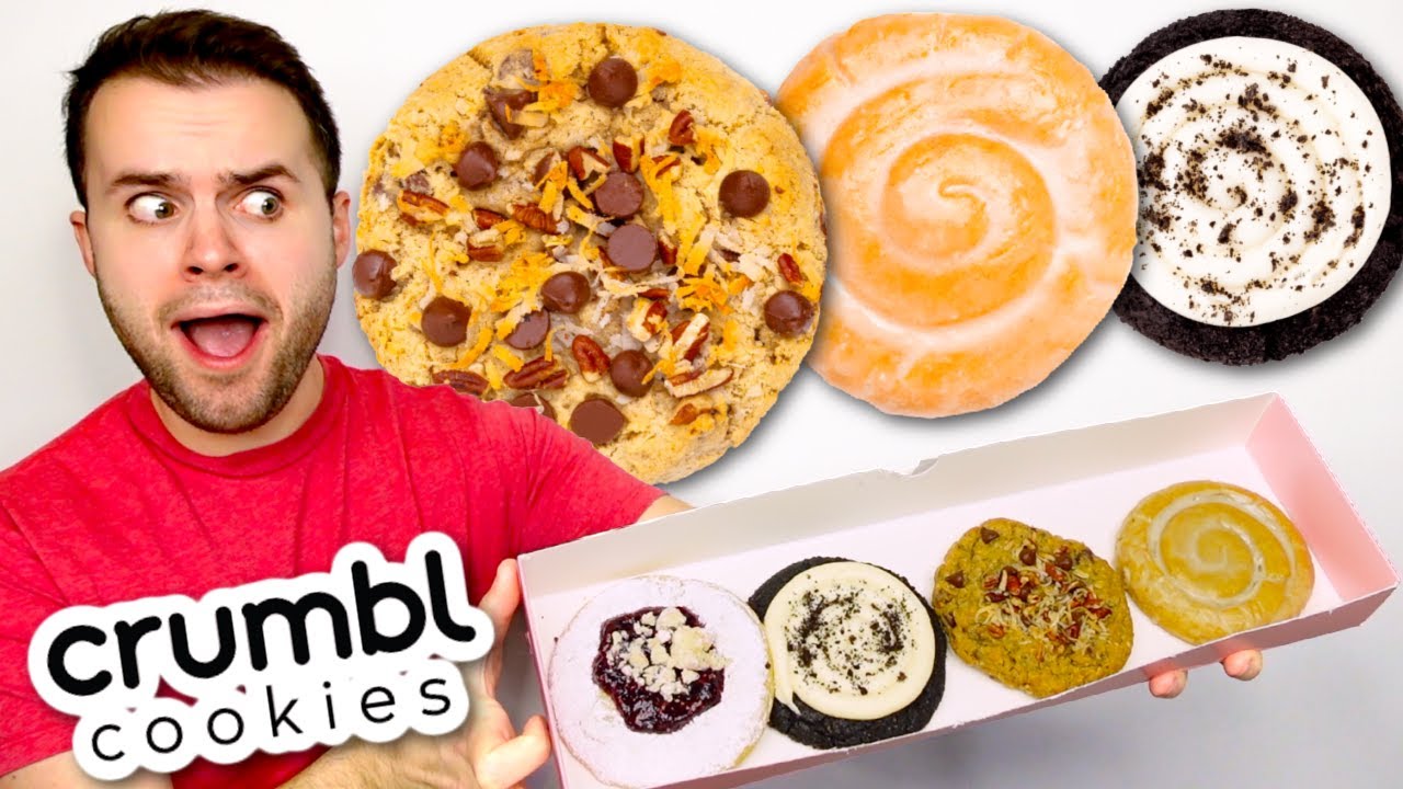 Crumbl Cookies just dropped 2 NEW FLAVORS! Cowboy Cookie + Raspberry Doughnut REVIEW! Jan 16 - 21