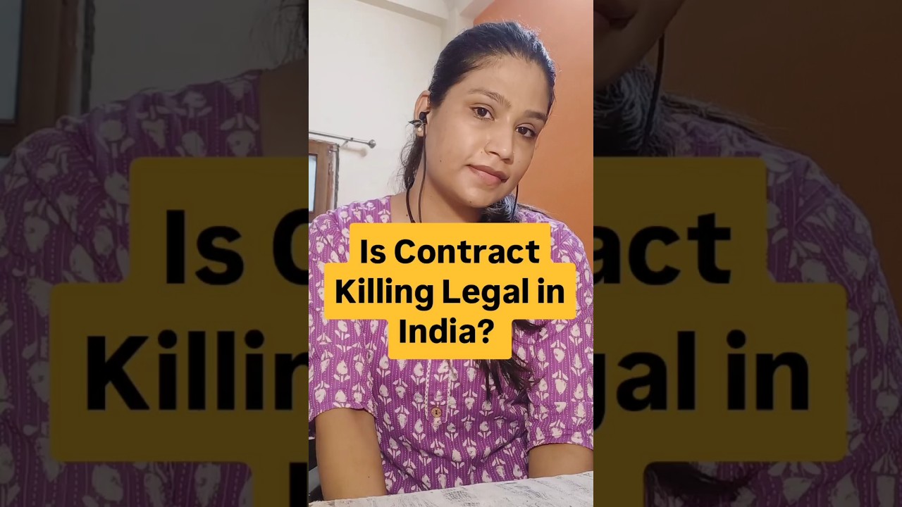 Is contract killing legal in India? #legalparabatai #contractkilling #legal #illegal #law