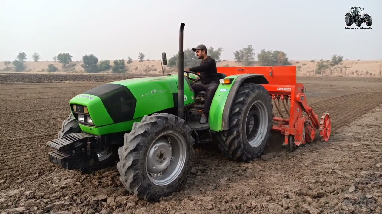 किसान ने कहा इतना कम डीजल ओर कोई ट्रैक्टर नहीं लेता | Deutz Fahr 80 Super Seeder Avarage
