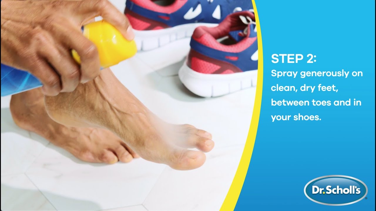 Dr. Scholl's | Как использовать спрей-порошок Odor-X&reg; Ultra для борьбы с запахами