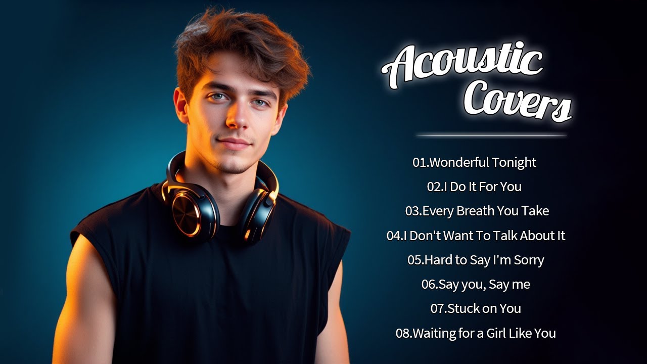 Timeless 70s 80s 90s Love Songs – Acoustic Covers (Male Vocal) | Wonderful Tonight & More