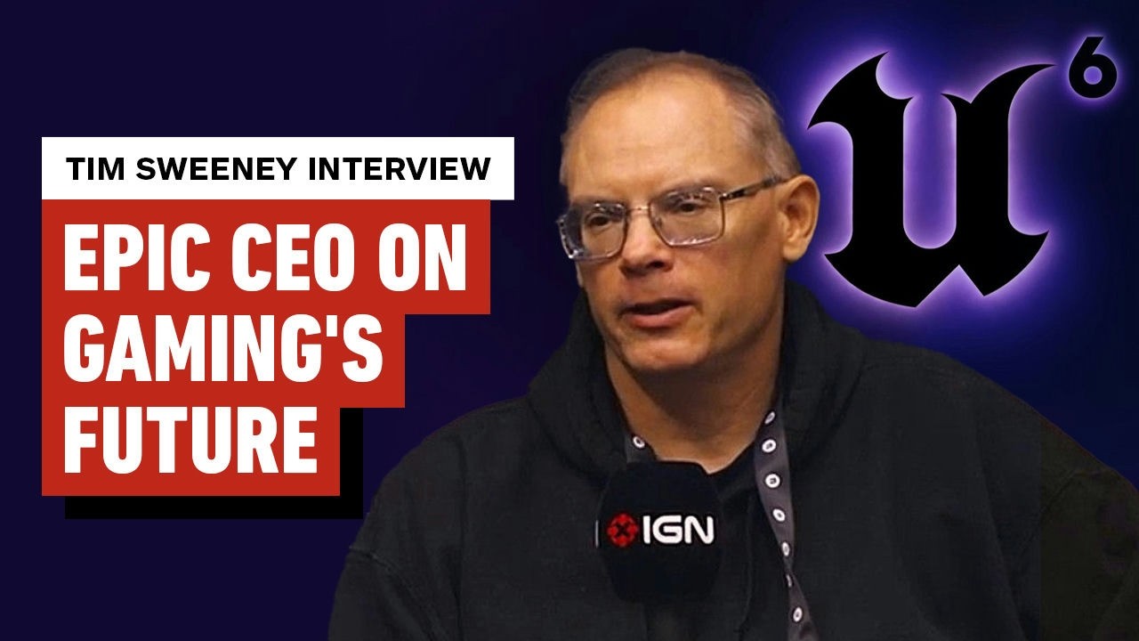 Tim Sweeney Interview: Epic Games CEO on AI in UE6 and Why Games Struggle to Find Success