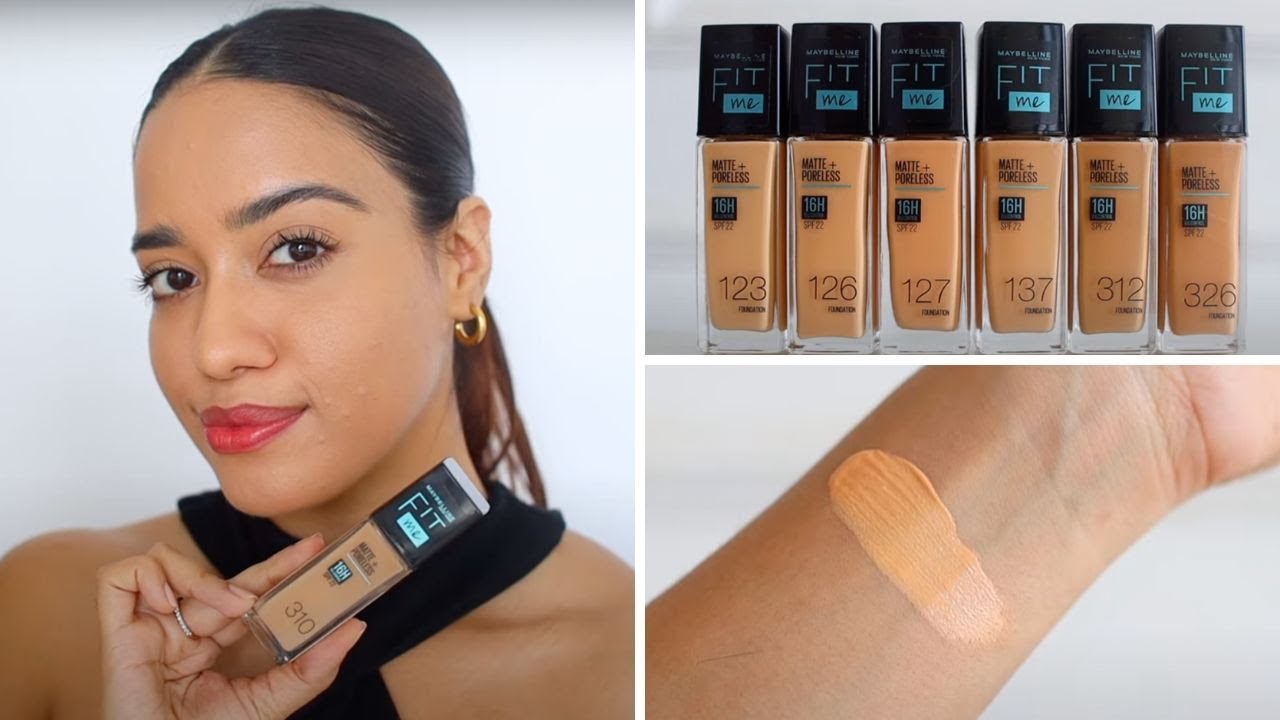 Maybelline Fit Me Foundation + Makeup Range | Face Makeup Review | #FitMeFitsMySkin