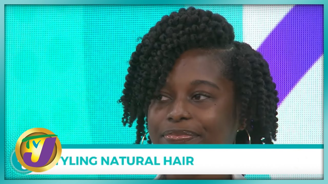 Styling Natural Hair with Oprah Williams | TVJ Smile Jamaica