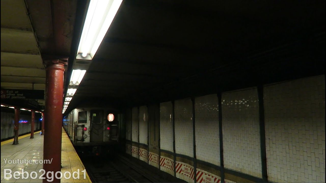 NYC Subway: IRT (1) (2) (3) Trains at W. 110th St - Central Park North