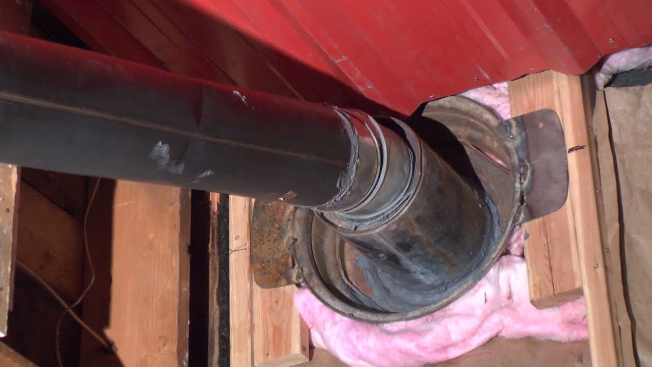 How to make a Steel Wheel $5 Stove Pipe Wall Thimble For Your Shop