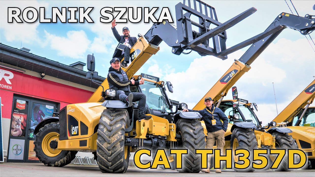 SIŁACZ CAT TH357D w AGROTECH OBSZA - Rolnik Szuka Ładowarki ( wywiad / prezentacja / walkaround )