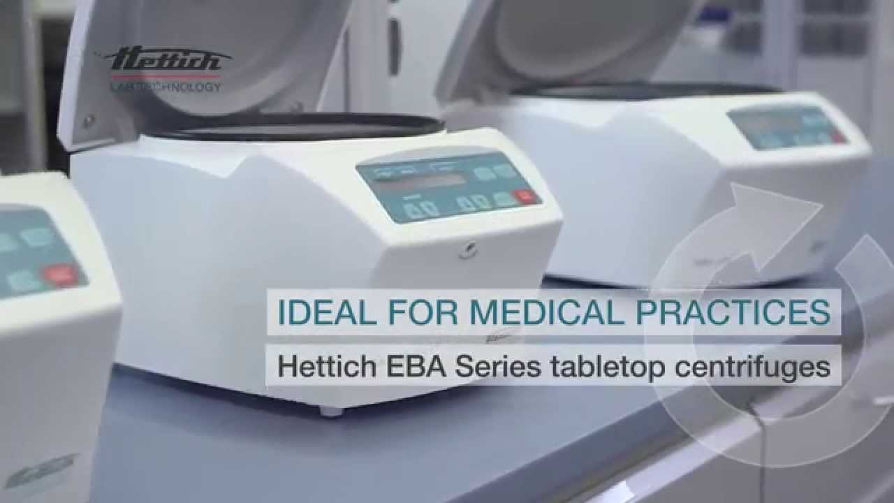 The EBA 200 and EBA 270 Clinical Centrifuges from Hettich