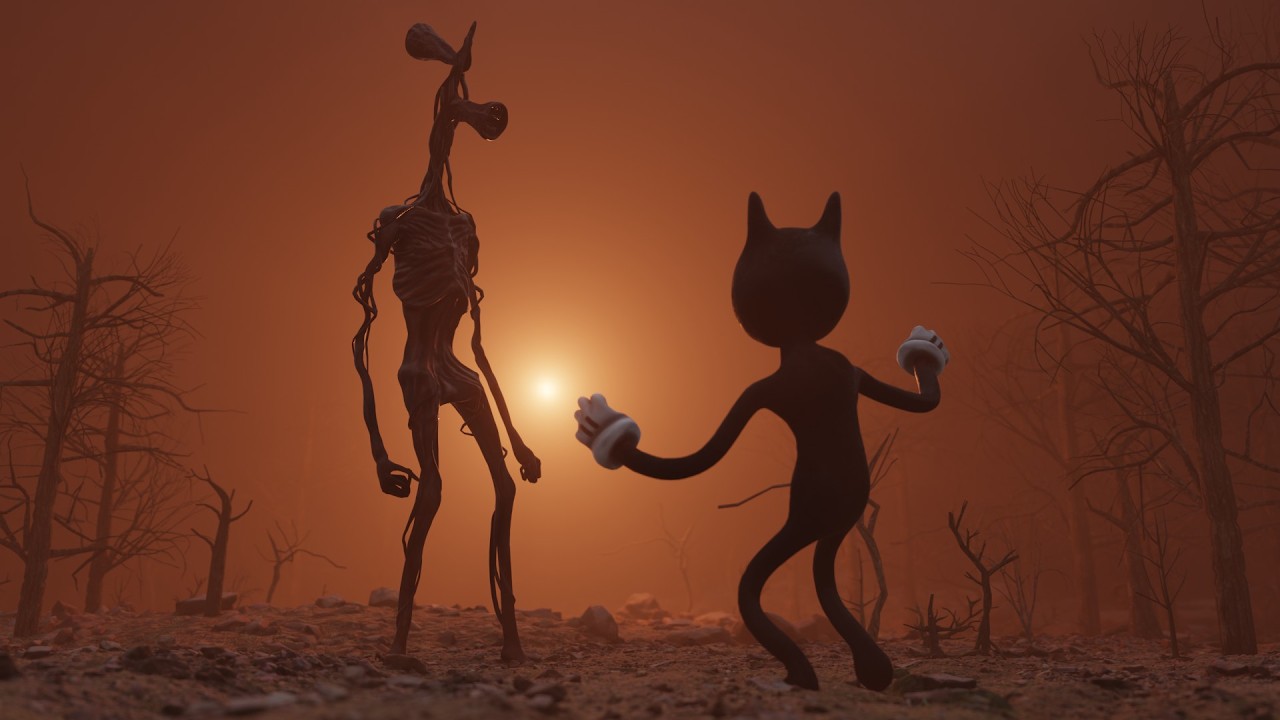 Сиреноголовый против Мультяшного Кота