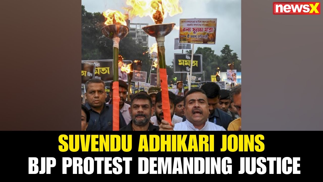 Kasba Rape Case: Suvendu Adhikari Joins BJP Protest Demanding Justice | NewsX