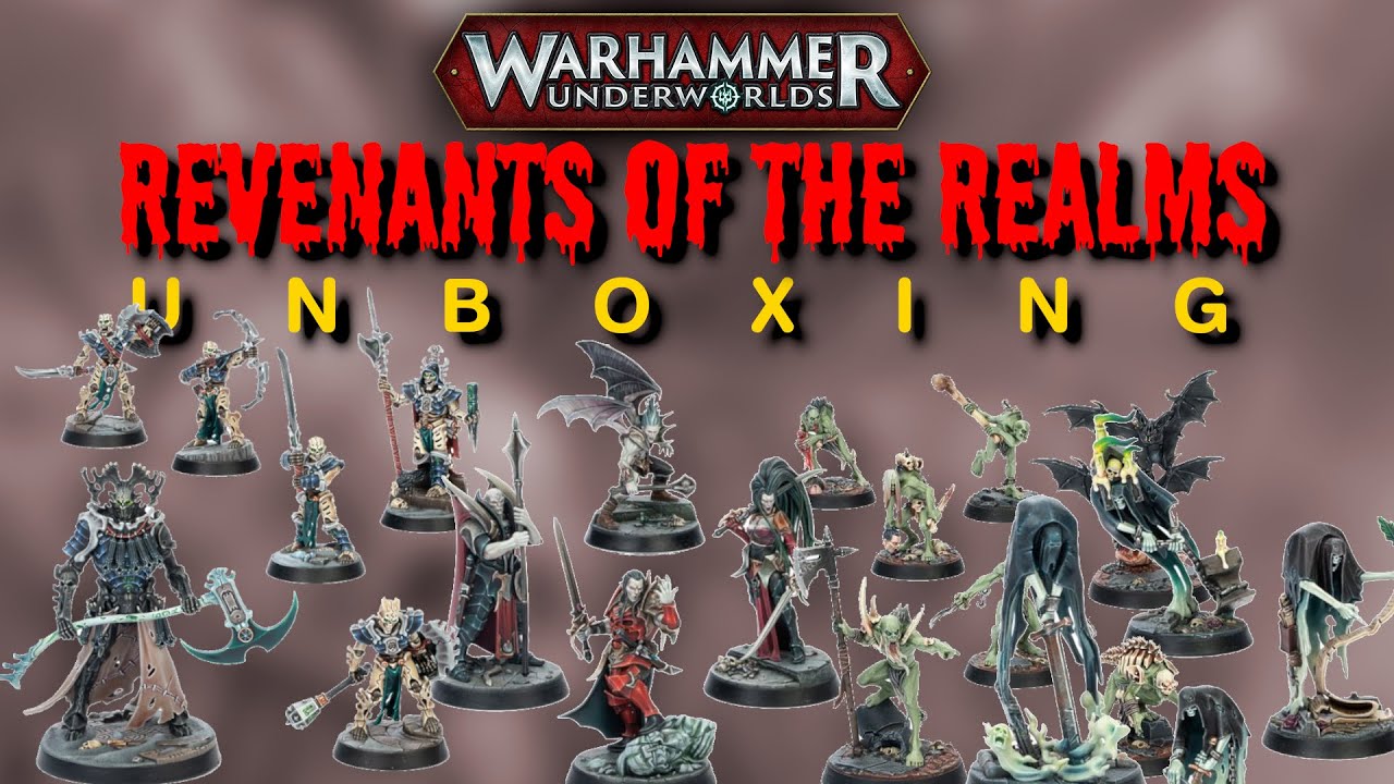 #Warhammer #Underworlds: Revenants of the Realms #unboxing + #soulblightgravelords plans