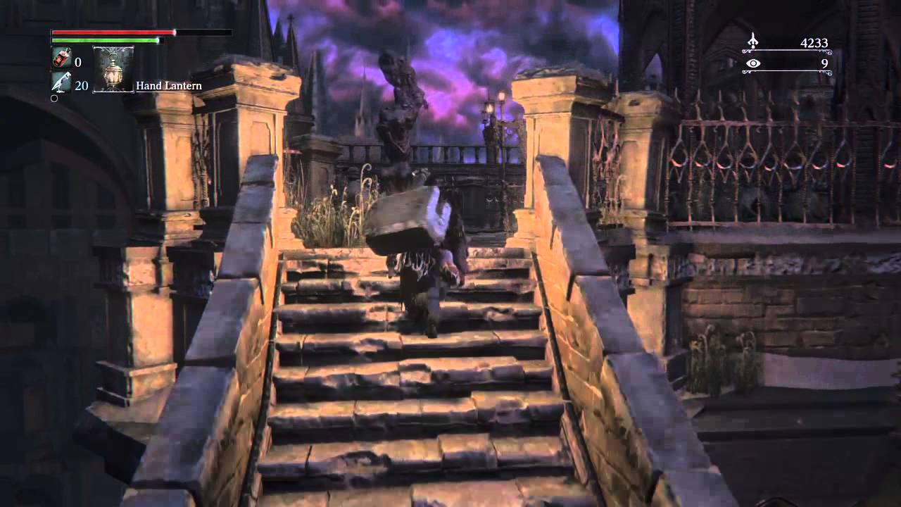 Bloodborne: Quick Run Cathedral Ward to Yahar'gul Chapel