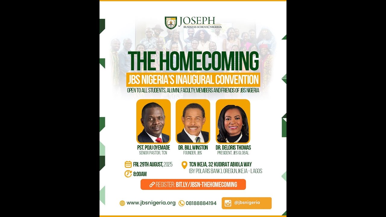 HOMECOMING | JBS NIGERIA CONVENTION