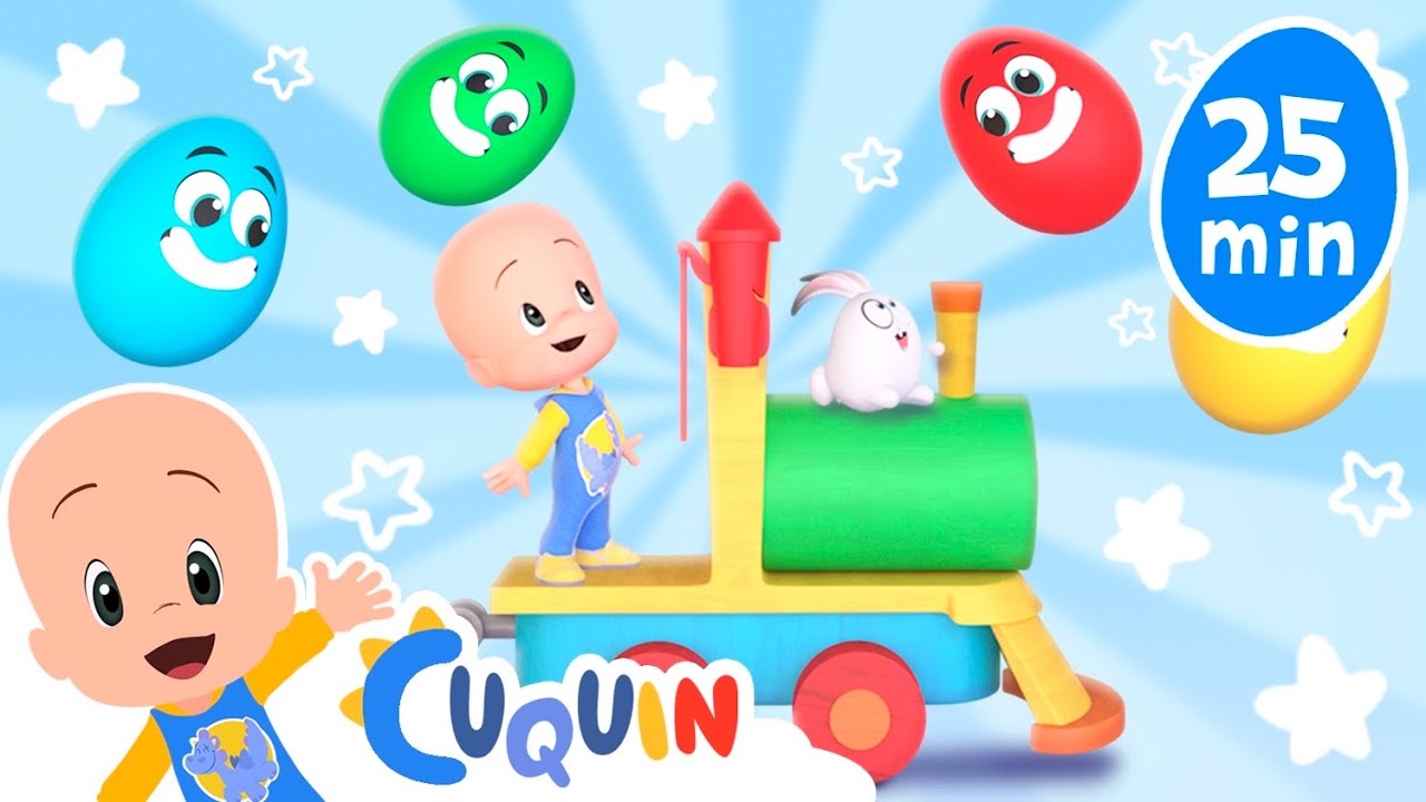 Cuquin's song train | Kids Education | Cleo & Cuquin