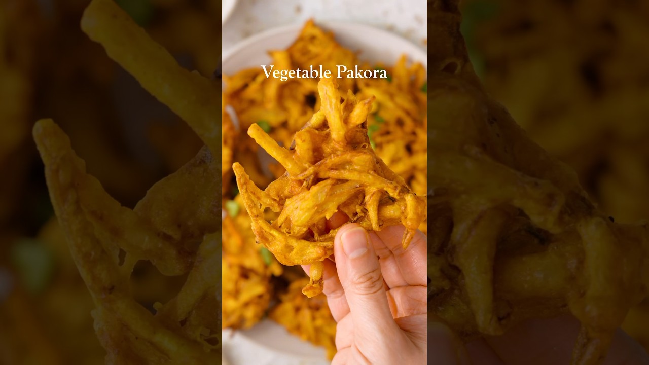 The Best Crunchy Vegetable Pakora Recipe #shorts