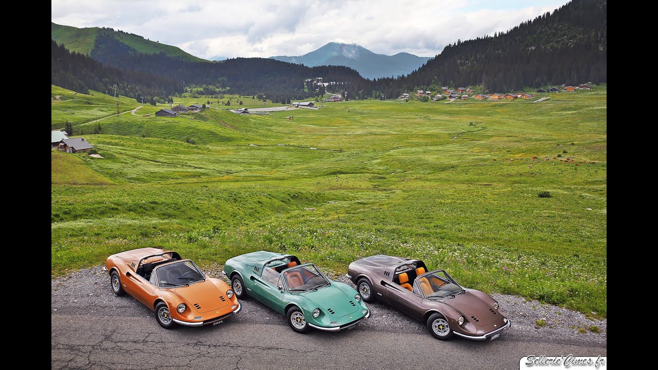 Ferrari Dino 246GTS - Les Triplettes en balade avec Kidston SA