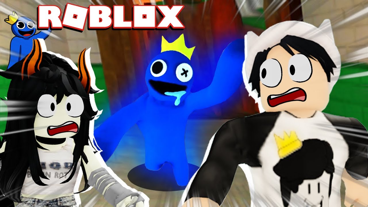 روبلوكس : الهروب من الوحش الازرق 😨🥩 مع @ZozoGaming999
