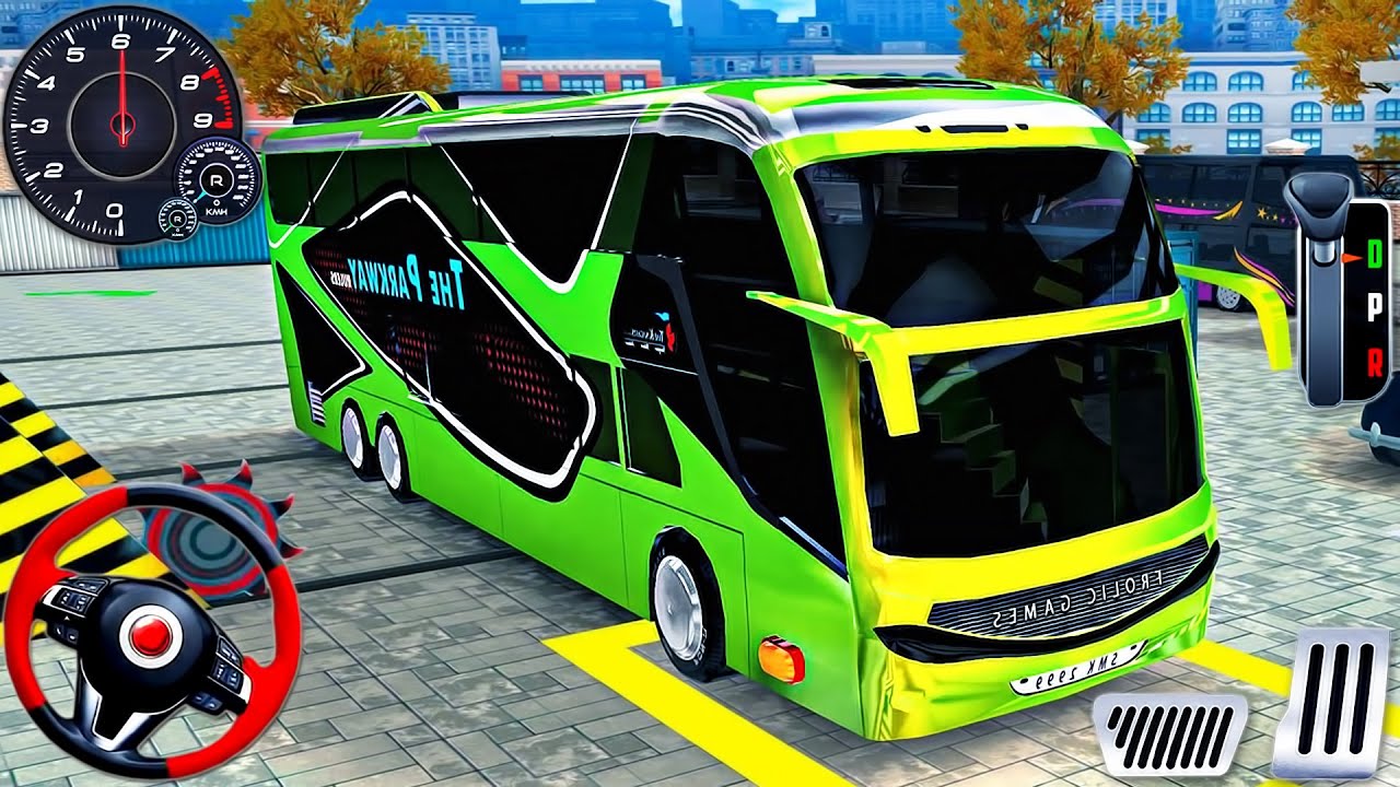 Ultimate Real Bus Simulator 3D - Blue Cargo Coach WW BusTour Driver - Android GamePlay