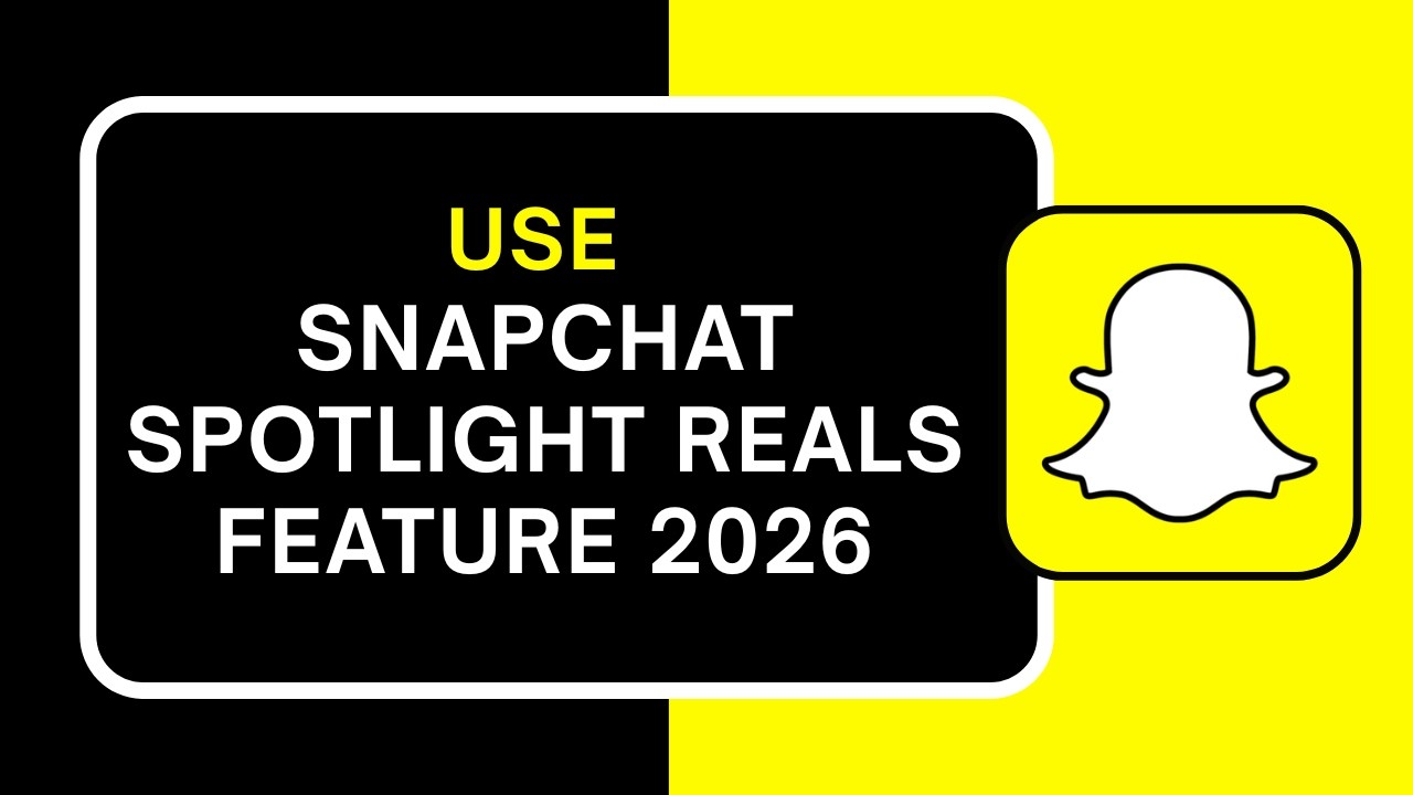 How to Use Snapchat Spotlight Reals Feature 2026 !