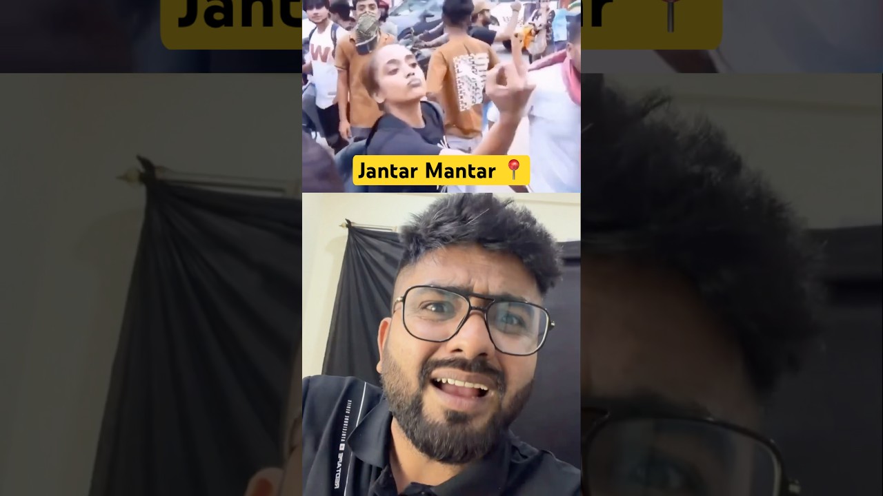Godi Media Haye Haye Nare at Jantar Mantar 🔥😂
