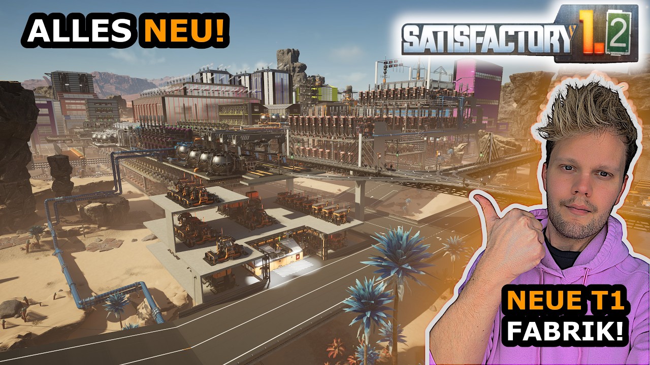 Wir bauen ALLES neu… (Tier 1 Fabrik komplett ersetzt) | Satisfactory 1.2 Deutsch