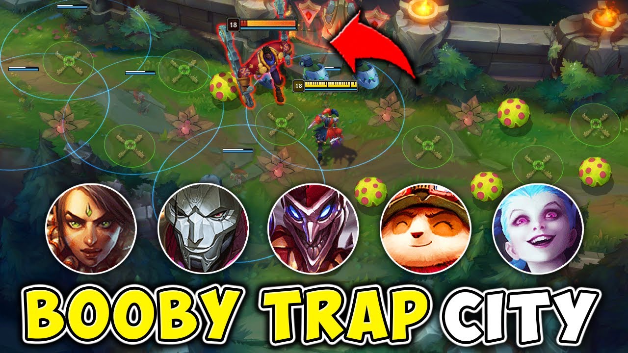 WE PLAYED A 5 MAN TRAP COMP AND LITTERED THE MAP WITH LAND MINES