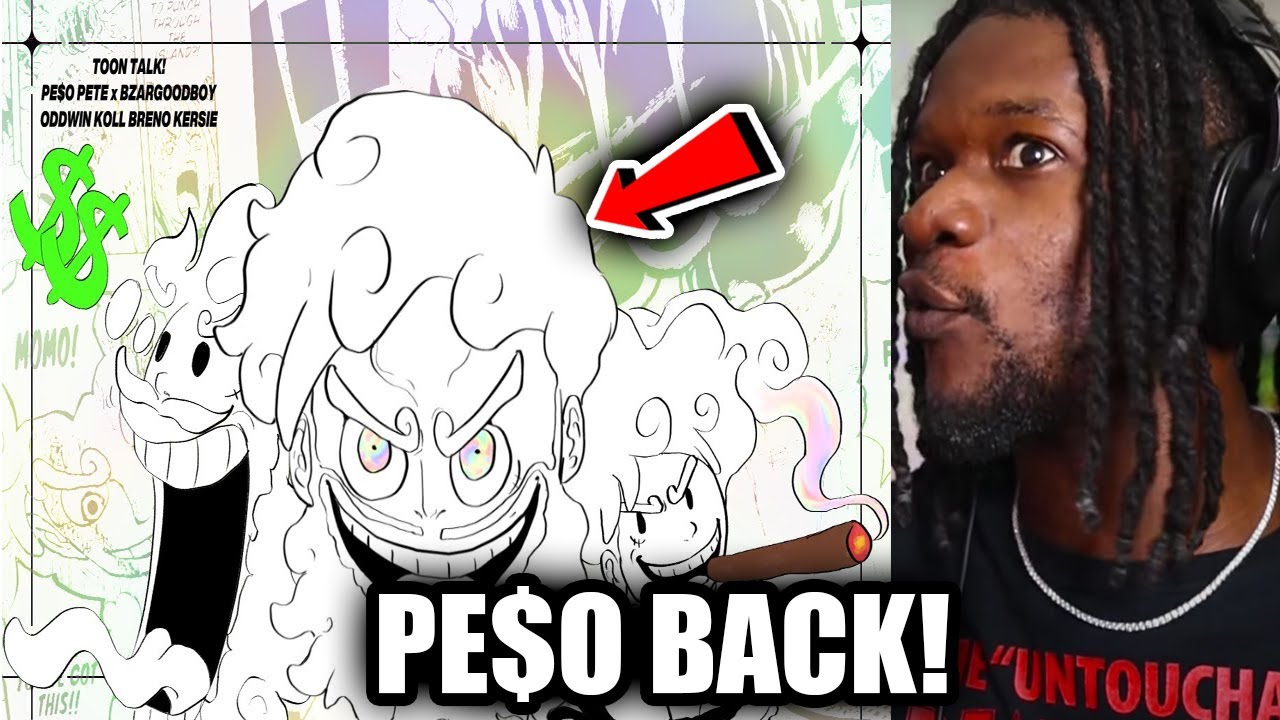 PE$O PETE x BZARGOODBOY — TOON TALK! (ОФИЦИАЛЬНОЕ ЛИРИЧЕСКОЕ ВИДЕО) [ONE PIECE] РЕАКЦИЯ