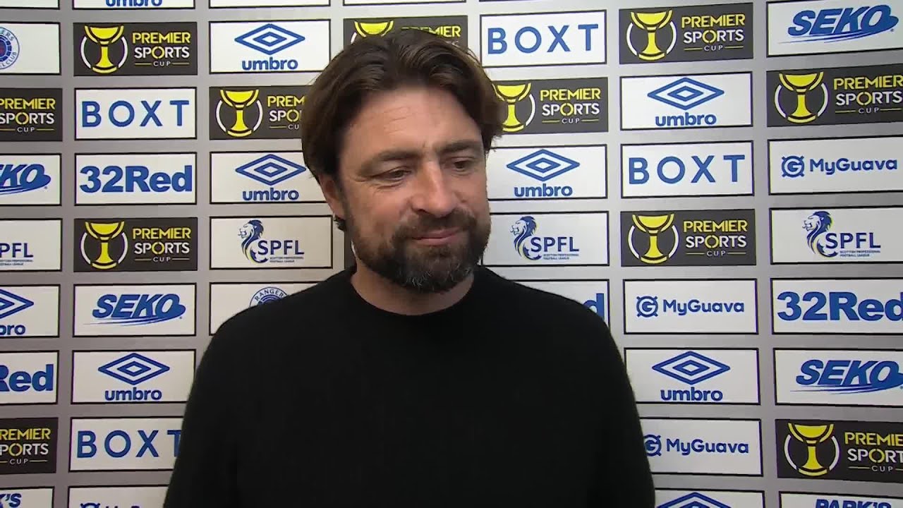Rangers manager Russell Martin discuss fan protests, Nico Raskin's return, and a win against Hibs