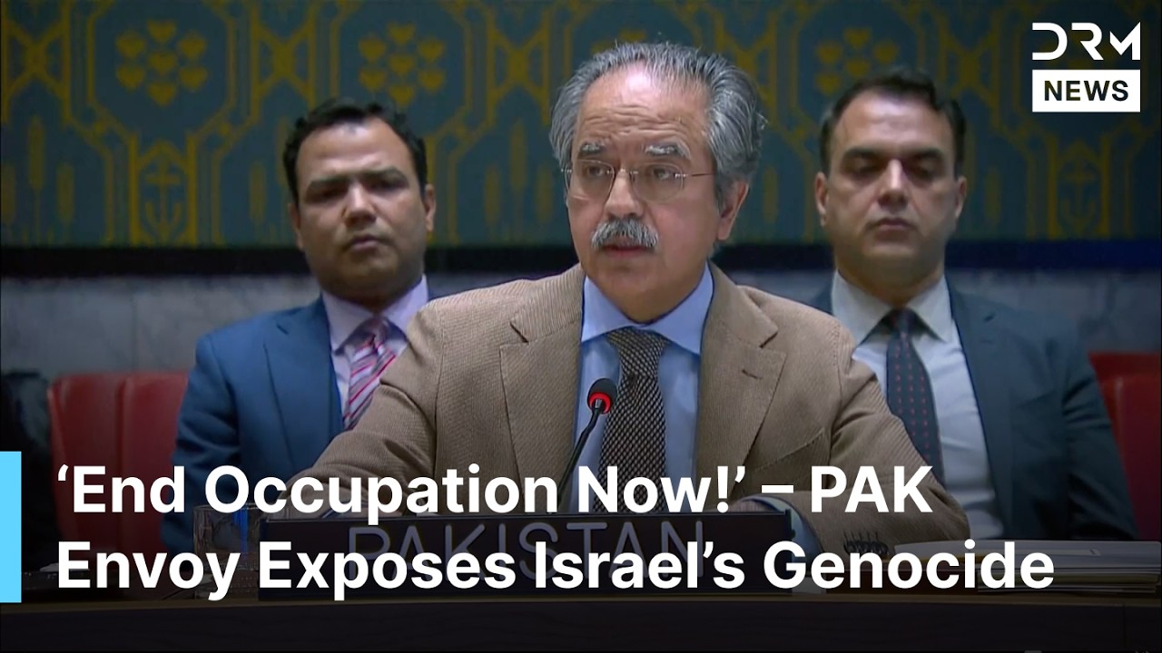 FULL REMARKS: Pakistan Envoy Blasts Israel Strikes on Gaza in Explosive UN Speech | AC1B