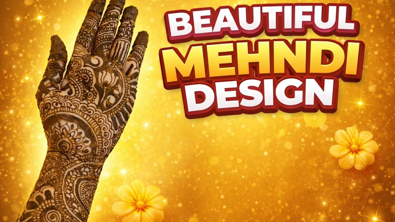 Tutorial “Traditional Indian Bridal Mandala  Mehendi.#Bridalhenna #fullhandmehendi #mehendidesign