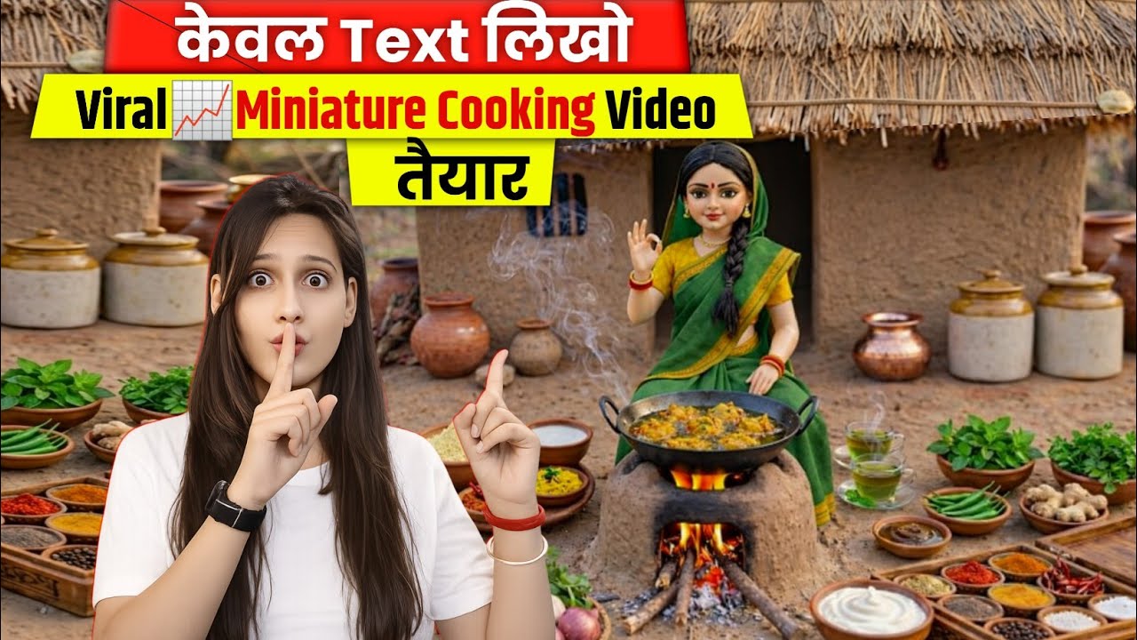 Indian Miniature wali ASMR video kaise banaye |100% Monetizable | how to make indian miniature 