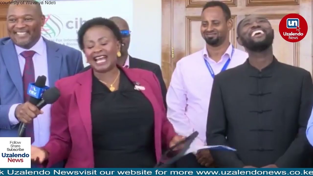 Governor Wavinya Ndeti Receives ICT Equipment from CIHEB to Strengthen County Health Systems