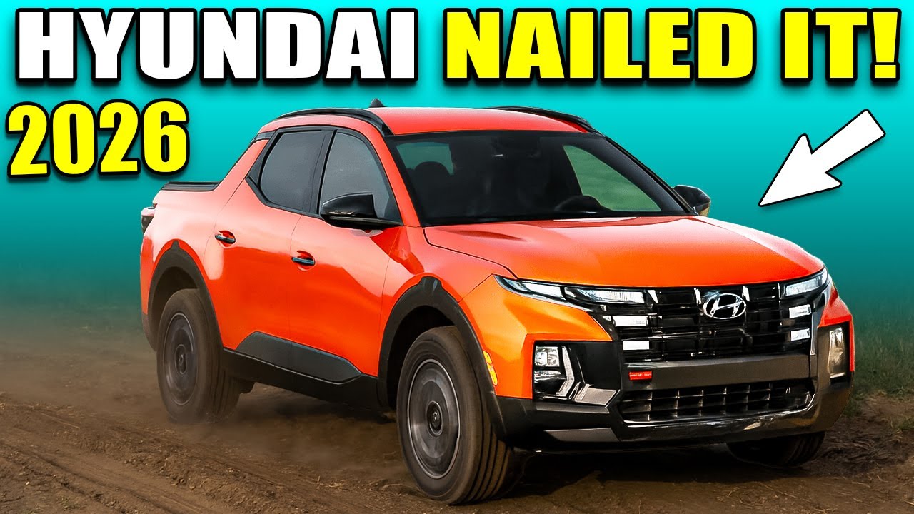 ВСЕ 6 БЛЕСТЯЩИХ ИЗМЕНЕНИЙ В Hyundai Santa Cruz 2026 ГОДА РАССКАЗАНО В ПОДРОБНОСТЯХ!