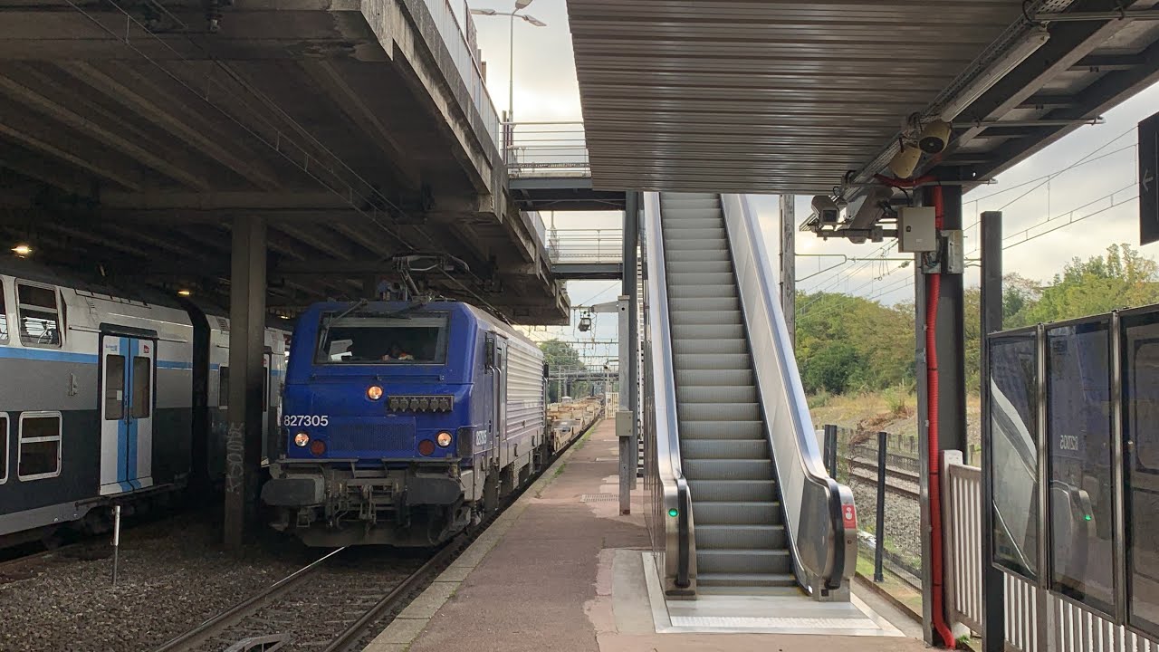 Spot RER-C , Fret , TGV , HLP en gare de Thiais-Orly-Pont-de-Rungis