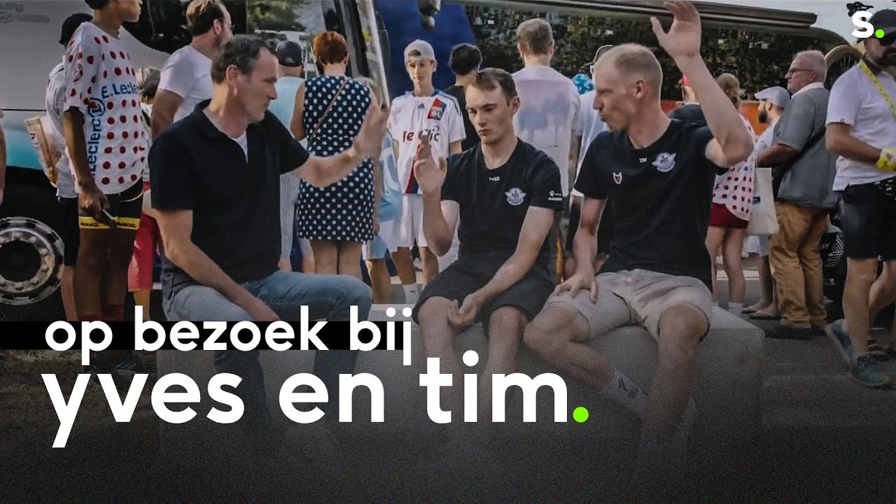 Kasper Asgreen en Sammy Neyrinck toveren glimlach op het gezicht van Yves Lampaert en Tim Declercq