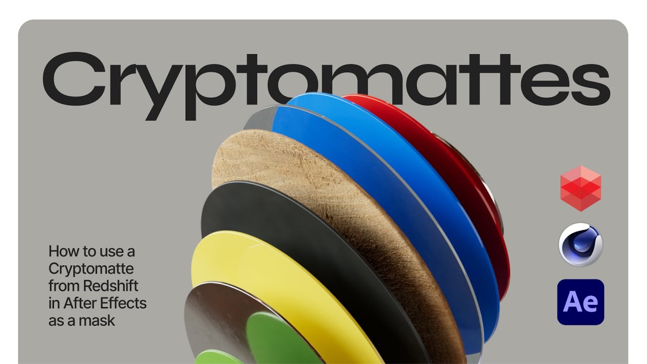 Как использовать Cryptomatte от Redshift в After Effects в качестве маски
