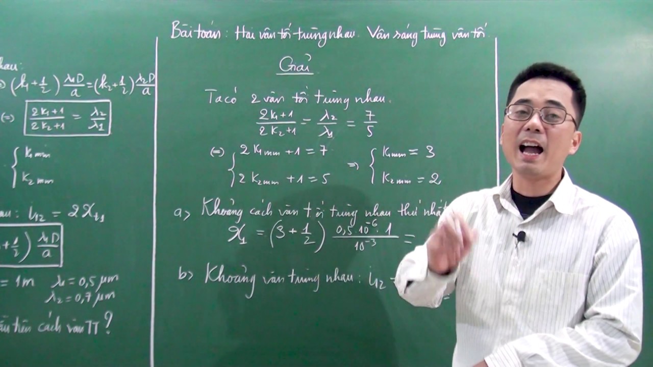 Sóng ánh sáng || Bài toán hai vân tối trùng nhau hoặc vân tối trùng vân sáng