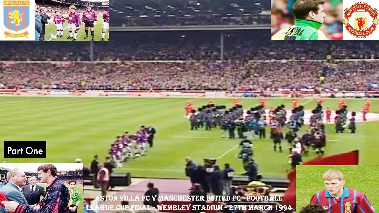 ASTON VILLA FC V MANCHESTER UNITED FC-1994 FOOTBALL LEAGUE CUP FINAL-WEMBLEY STADIUM–27TH MARCH 1994