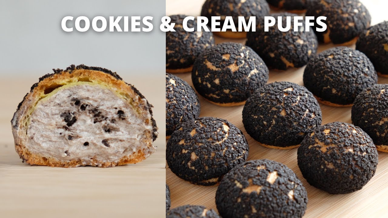 Cookies & Cream puffs! #CHOUXSERIES
