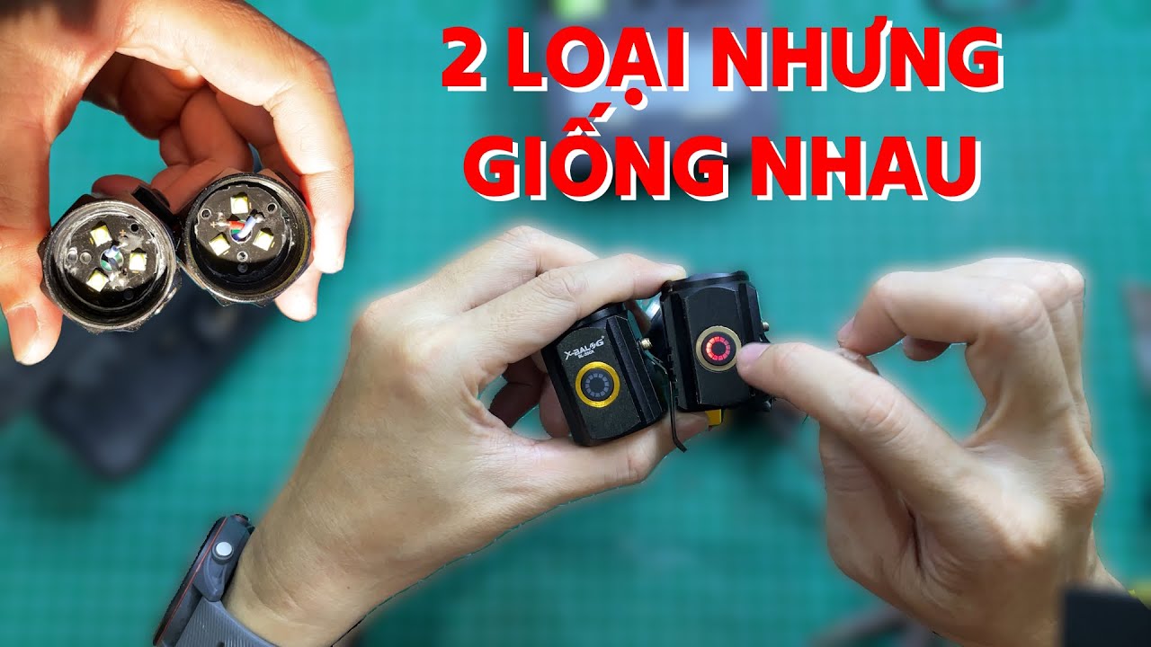 So sánh 2 đèn pin siêu sáng X-Balog 350x và X-Log S400