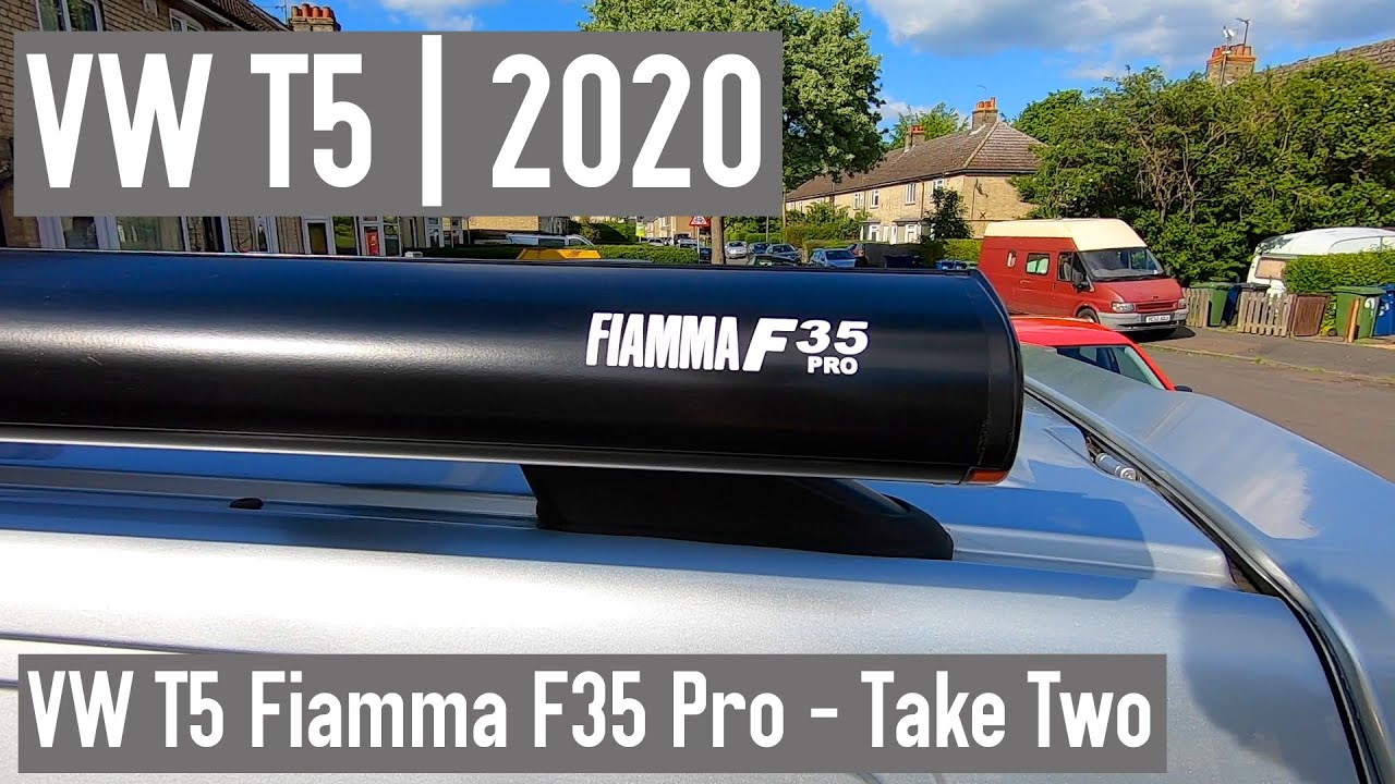 Fitting a Fiamma F35 Pro Awning on a VW T5 - Take 2