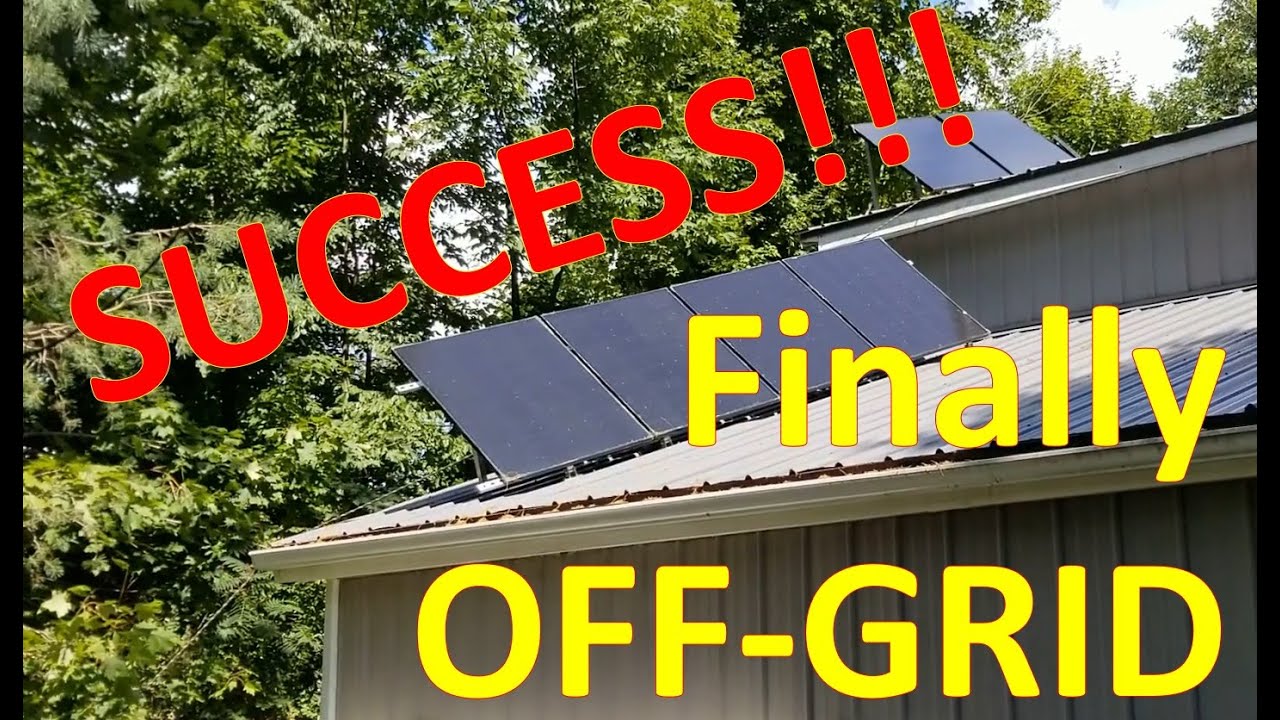 Entire Barn Is Now Off Grid - Easy and Affordable On A Small Budget. Using  Solar Assistant software