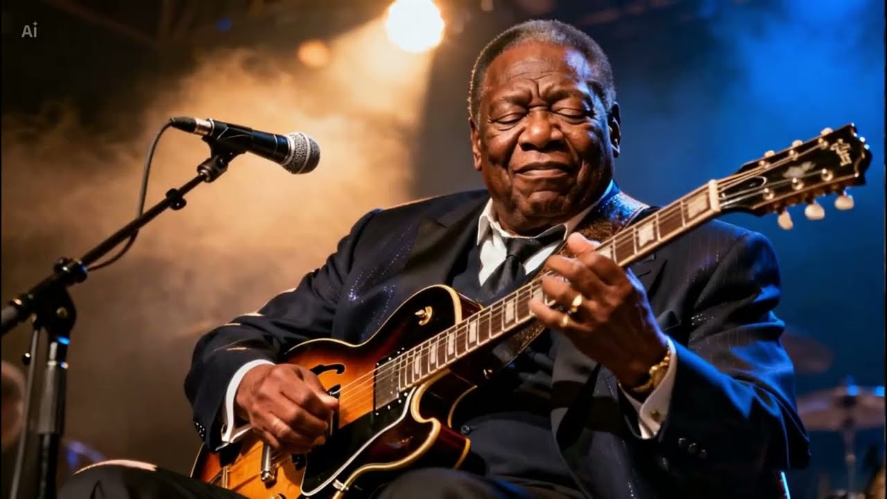 The Best Blues Melodies of my younger brother B B King💥💥💥Best Slow Blues Playlist